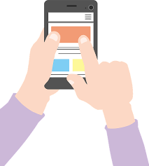 Smartphone, kennislink app.