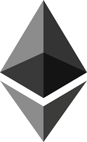 Ethereum logo. De afbeelding linkt naar de website van Ethereum.org