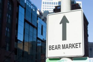 Bear market, bearmarkt. 