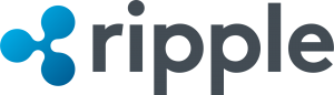 Ripple logo, cryptocurrency