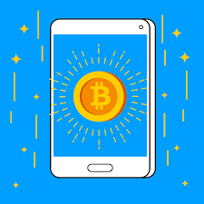 App voor een Bitcoin transactie. 