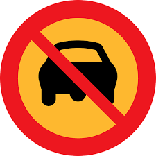 Verboden voor auto's