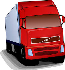 Vrachtwagen, truck, transport.