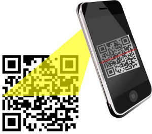 Smartphone, QR-code, GUTS, GET.