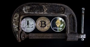 Cryptocoins, Bitcoin, Ethereum en Litecoin.