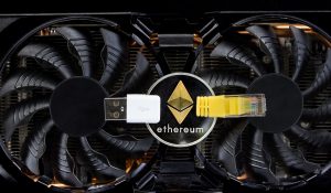 Ethereum mining hardware.