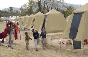 Vluchtelingenkamp in Pakistan