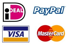 Betalingsmethoden, iDEAL, PayPal, Visa, MasterCard