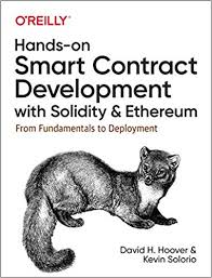 Boekomslag van Hands-on Smart Contract Development. De afbeelding linkt naar bol.com, waar het boek kan worden aangeschaft