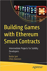 Boekomslag van Building Games with Ethereum Smart Contracts. De afbeelding linkt naar bol.com waar het boek kan worden aangeschaft