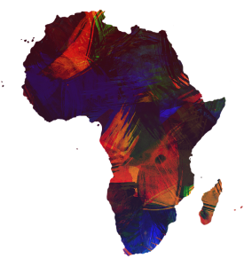 Afrika, het Afrikaanse continent. 
