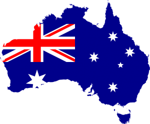Australisch continent, Australische vlag.
