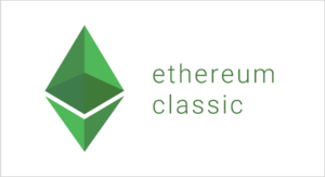 Logo Ethereum Classic (ETC). Linkt naar de officiële website van Ethereum Classic.
