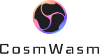CosmWasm logo. CosmWasm wordt gebruikt op het Secret Network.