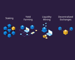 Liquidity mining, staking, Yield Farming